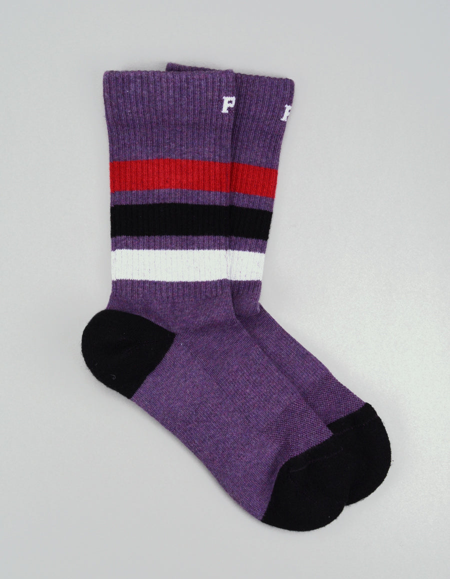 Peper Harow<p>organic sport<p>cotton crew socks<p>mauve