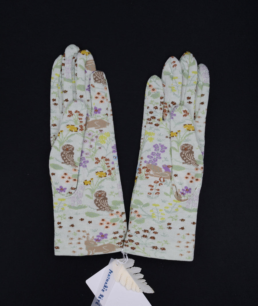 Antipast-Nathalie Lete<p>special limited edition<p>Tapisserie Cluny<p>ivory cotton gloves