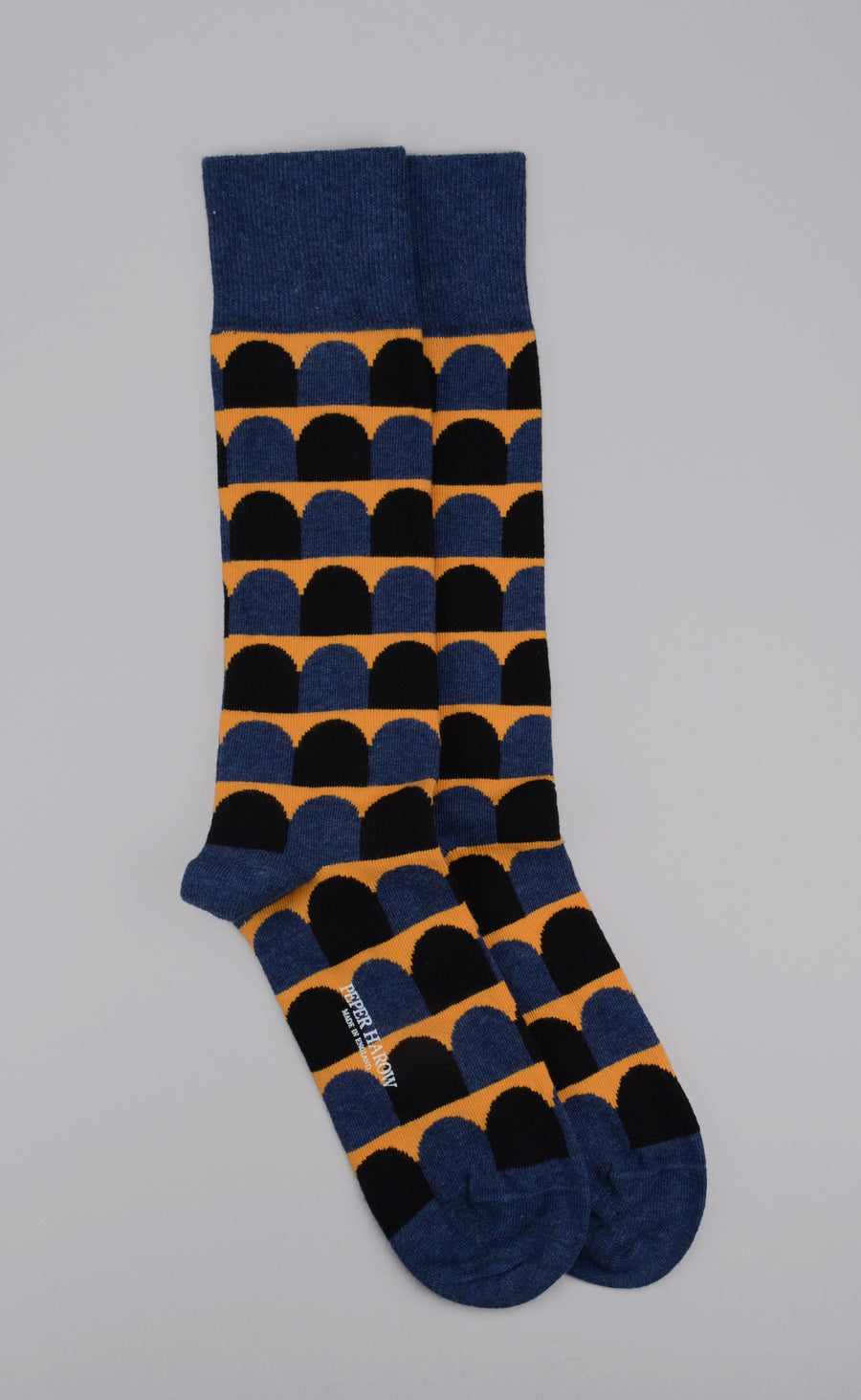 Peper Harow<p>ouse<p>men's cotton crew socks<p>navy