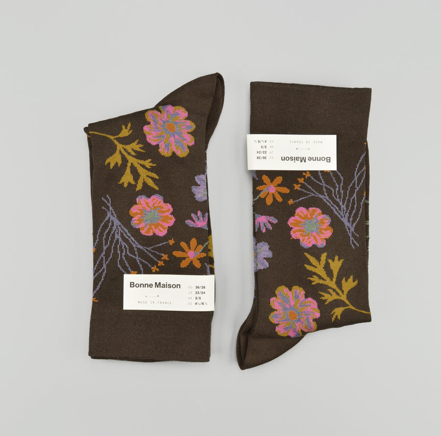 Bonne Maison<p>herbanium<p>crew cotton socks