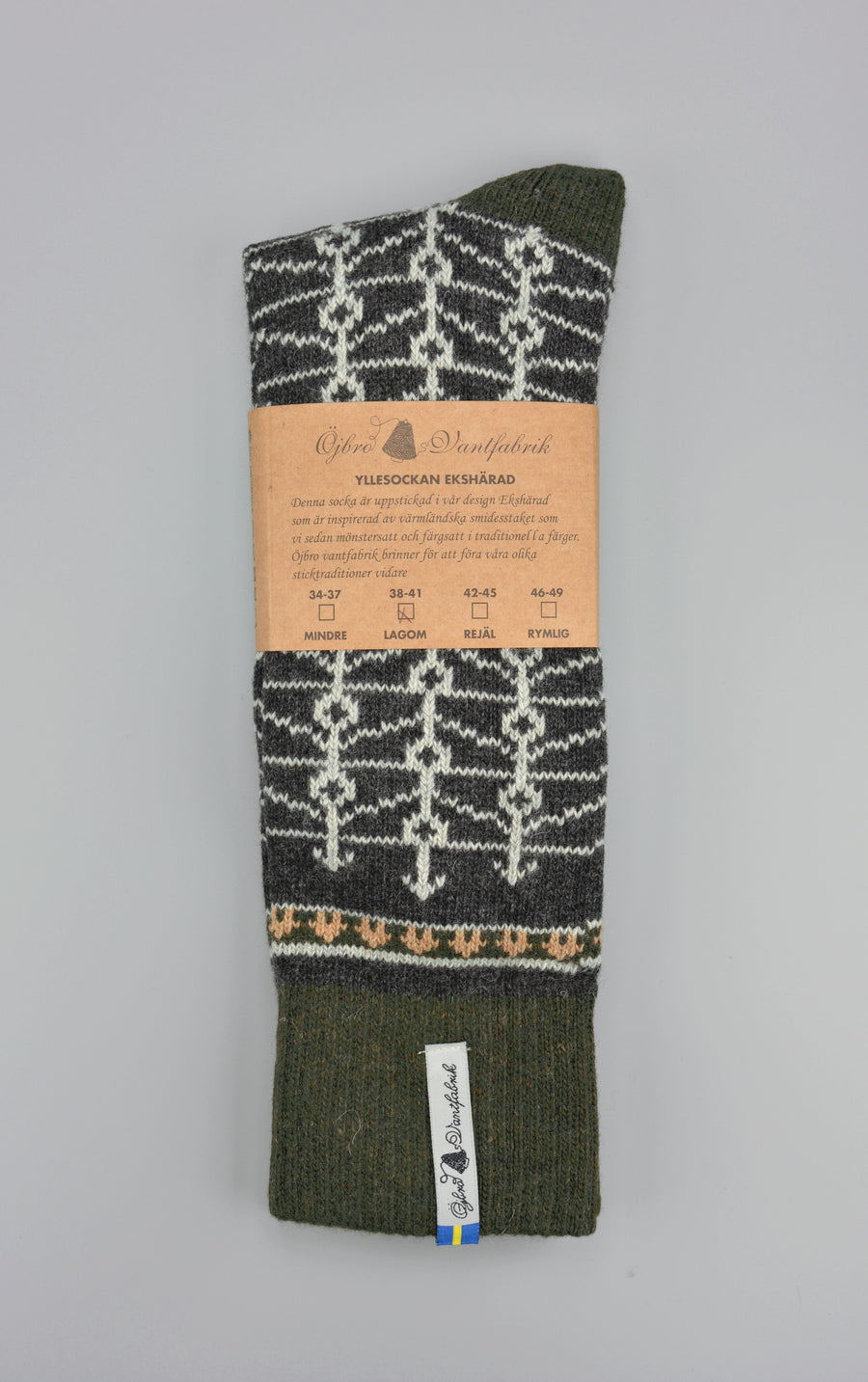 Ojbro<p>eksharad sot<p>wool long sock<p>grey