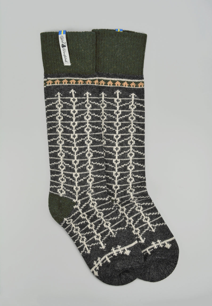 Ojbro<p>eksharad sot<p>wool long sock<p>grey