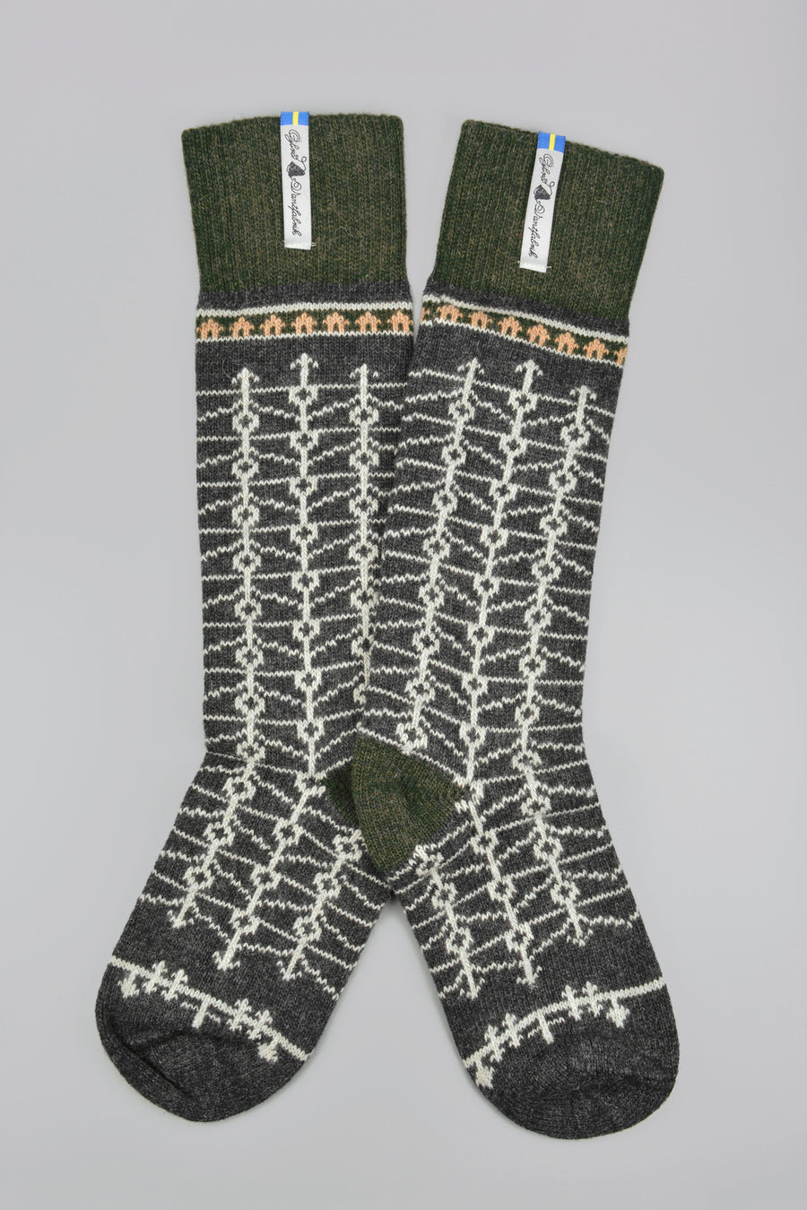 Ojbro<p>eksharad sot<p>wool long sock<p>grey