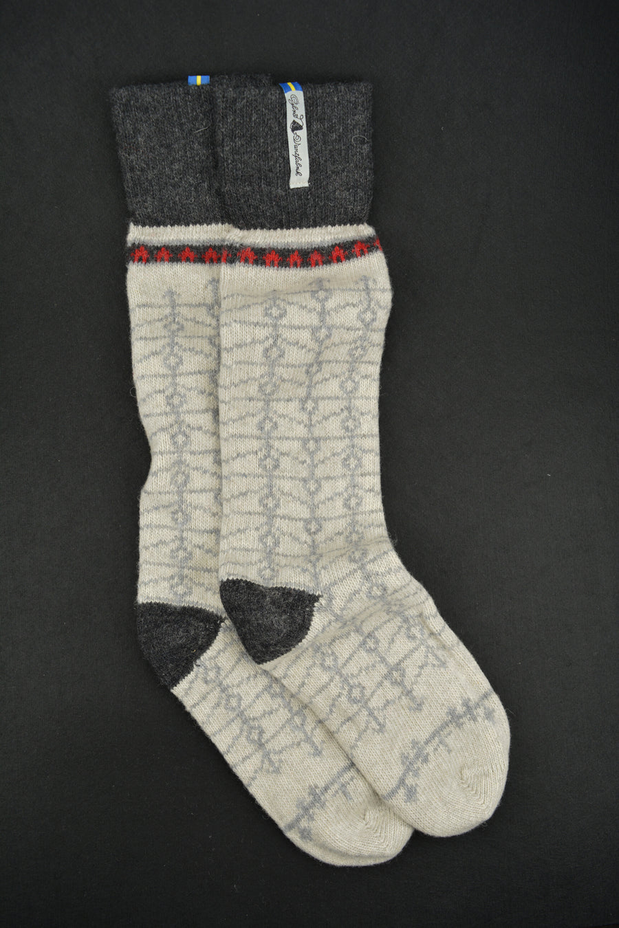 Ojbro<p>eksharad kalk<p>wool long sock<p>off white